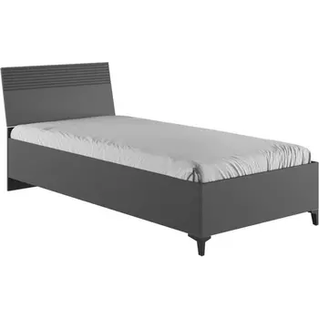 Кровать Woodville Ника 90х200 с основанием дсп эйхория QR-17 / графит арт.593608