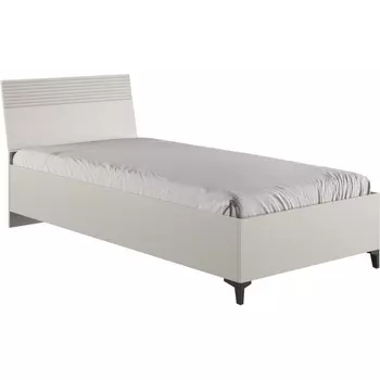 Кровать Woodville Ника 90х200 с основанием дсп бежевый мат-05 / кашемир арт.593607