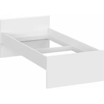 Кровать Woodville Валенсия 90х200 белый текстурный