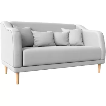 Кухонный диван Киото (экокожа белая) Лига Диванов 113092