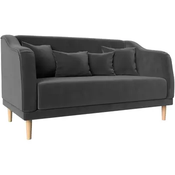 Кухонный диван Киото (велюр серый) Лига Диванов 113074