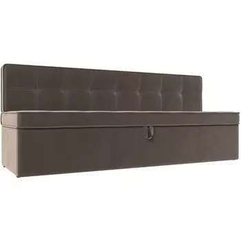 Кухонный диван Техас (велюр коричневый) Лига Диванов 113099