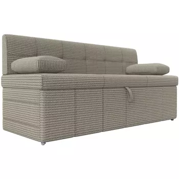 Кухонный прямой диван Лео (Рогожка/Бежевый) Лига Диванов 120424