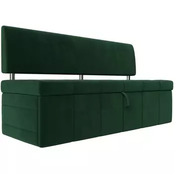 Кухонный прямой диван Стоун (велюр зеленый) Лига Диванов 107239