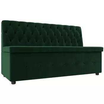 Кухонный прямой диван Вента (велюр зеленый) Лига Диванов 108763