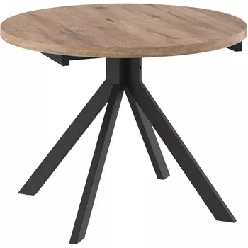 Кухонный стол МАМАДОМА Раунд (Металл,ЛДСП/Черный) 101706