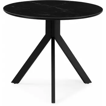 Кухонный стол Notta Том 90х90х75 черный мрамор shakespeare black / черный (Керамика) арт.612160