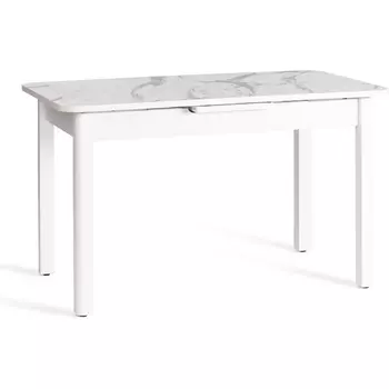 Кухонный стол Tetchair ALIGERY (ЛДСП,HPL,Массив березы/Белый)