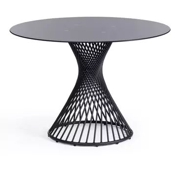 Кухонный стол Tetchair BERTOIA (Металл,Стекло/Черный) 20595
