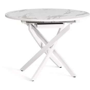 Кухонный стол Tetchair MANZANA (ЛДСП,HPL,Металл/Белый)