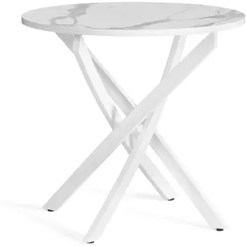 Кухонный стол Tetchair MANZANA (ЛДСП,HPL,Металл/Белый)