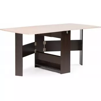 Кухонный стол Woodville Клотилд венге / дуб молочный (ЛДСП) арт.474293