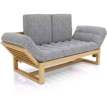 Кушетка Arsko Балтик сосна серая рогожка