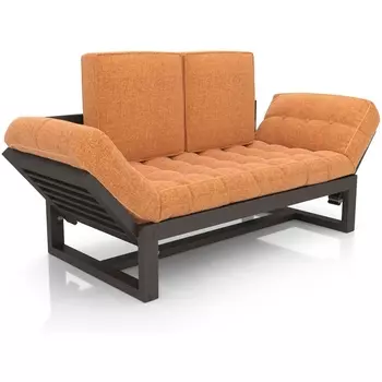 Кушетка Arsko Балтик венге оранжевая рогожка