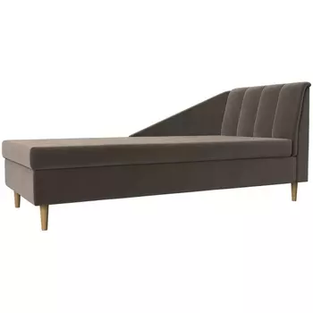 Кушетка Астер (велюр коричневый) Лига Диванов 104514