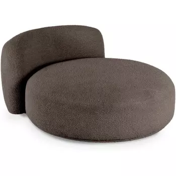 Кушетка Fabro ОГОГО (арт.863558), (Ткань,Букле/Коричневый) ОГОГО Обстановочка!