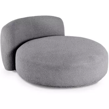 Кушетка Fabro ОГОГО (арт.863588), (Ткань,Букле/Темно-серый) ОГОГО Обстановочка!