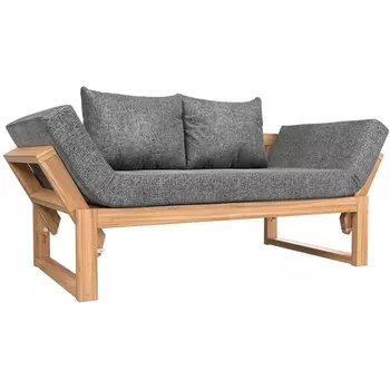 Кушетка Форли (рогожка серая) Лига Диванов 112621