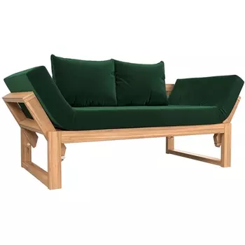 Кушетка Форли (велюр зеленый) Лига Диванов 112603