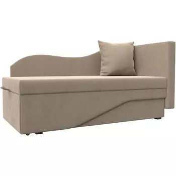 Кушетка Гармония правая (Бежевый/Велюр) Лига Диванов арт.126116