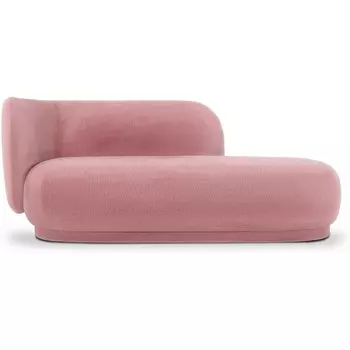 Кушетка Lucca левая ОГОГО (арт.815505), (Искусственный мех/Розовый) ОГОГО Обстановочка!