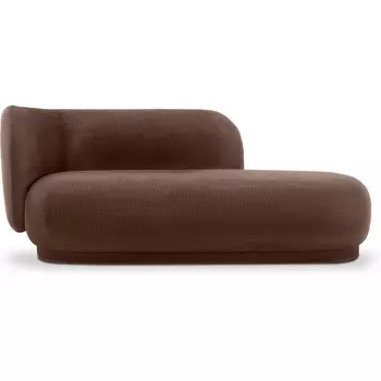 Кушетка Lucca левая ОГОГО (арт.815513), (Искусственный мех/Коричневый) ОГОГО Обстановочка!