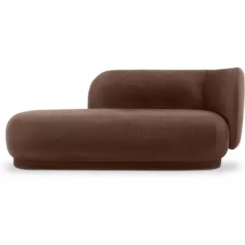 Кушетка Lucca правая ОГОГО (арт.815547), (Искусственный мех/Коричневый) ОГОГО Обстановочка!