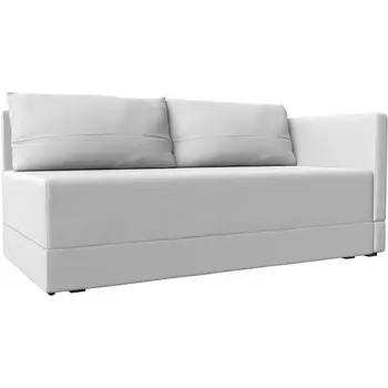 Кушетка Никас правая (Экокожа/Белый) Лига Диванов 118425