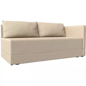 Кушетка Никас правая (Экокожа/Бежевый) Лига Диванов 118424