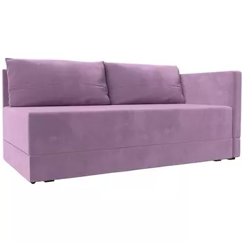 Кушетка Никас правая (Микровельвет/Фиолетовый) Лига Диванов 118412