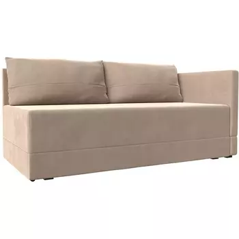 Кушетка Никас правая (Велюр/Бежевый) Лига Диванов 118390