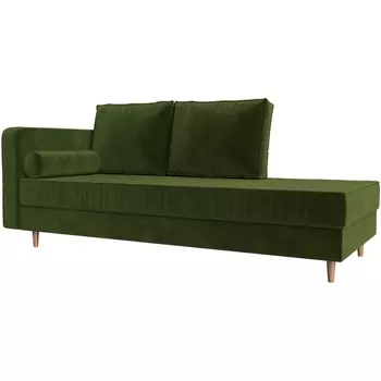 Кушетка Прайм левый (микровельвет зеленый) Лига Диванов 100881L