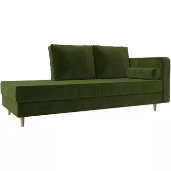 Кушетка Прайм правый (микровельвет зеленый) Лига Диванов 100881