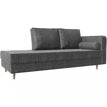 Кушетка Прайм правый (рогожка серая) Лига Диванов 100887