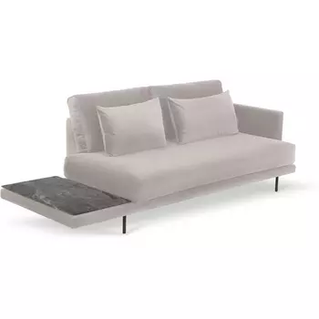 Кушетка Ricadi ОГОГО (арт.809971), (Ткань/Серый,Белый) ОГОГО Обстановочка!