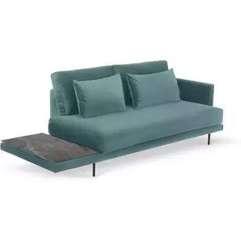 Кушетка Ricadi ОГОГО (арт.809976), (Ткань/Серый,Бирюзовый) ОГОГО Обстановочка!