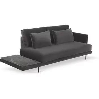 Кушетка Ricadi ОГОГО (арт.809979), (Ткань/Темно-серый,Темно-серый) ОГОГО Обстановочка!