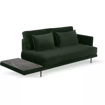 Кушетка Ricadi ОГОГО (арт.809988), (Ткань/Темно-зеленый,Серый) ОГОГО Обстановочка!