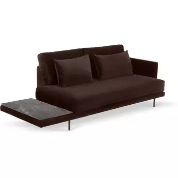 Кушетка Ricadi ОГОГО (арт.809989), (Ткань/Шоколадный) ОГОГО Обстановочка!