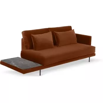 Кушетка Ricadi ОГОГО (арт.809990), (Ткань/Терракотовый) ОГОГО Обстановочка!