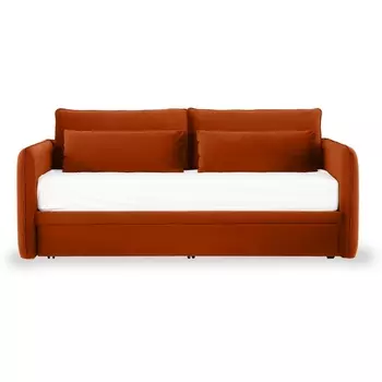 Кушетка Vicari ОГОГО (арт.815011), (Ткань/Терракотовый) ОГОГО Обстановочка!