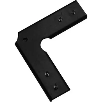 L-образный соединитель 90" для трекового шинопровода, черный Donolux SPACE-Track system L connector SPACE-Track system B