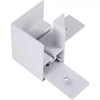 L - соединитель для профиля для ультратонкого магнитного шинопровода 48В Imex UT25 IL.0007.4101 WH