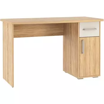 Лайт-1 Стол компьютерный 1200, цвет дуб сонома/белый Mebelson (арт.SKL1.1N01.1623)