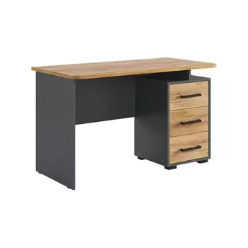 Лайт-2 Стол компьютерный 1200 Mebelson (ЛДСП/Дуб крафт золотой,Серый) арт.SKL2.1N02.3319