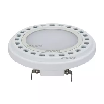 Лампа AR111-UNIT-G53-12W- Warm3000 (WH, 120 deg, 12V) (Arlight, Металл) 026887