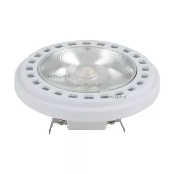 Лампа AR111-UNIT-G53-15W- Day4000 (WH, 24 deg, 12V) (Arlight, Металл) 026886