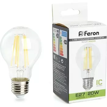 Лампа светодиодная Feron 38246 LB-620 Шар E27 20W 4000K