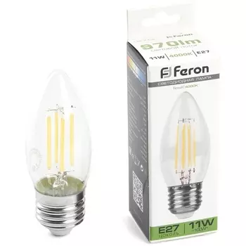 Лампа светодиодная Feron 38273 LB-713 Свеча E27 11W 4000K