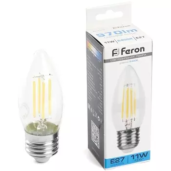 Лампа светодиодная Feron 38274 LB-713 Свеча E27 11W 6400K